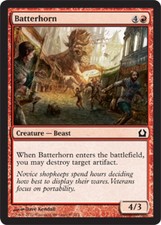 1x Batterhorn - Foil MTG Return to Ravnica NM Magic Foil