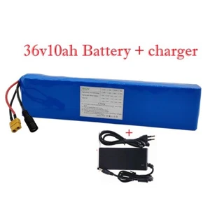 36 Volt 10ah 10S3P Battery Pack for Bike Scooter Bike with 42V 2A Charger - Picture 1 of 6