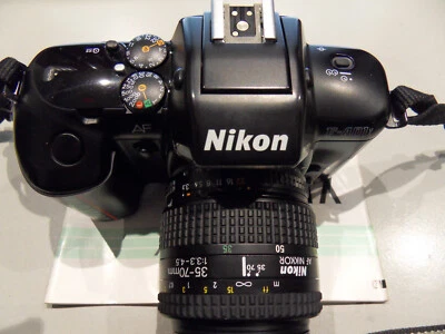 Nikon F-401X SRL 35mm Camera + Nikkor 35-70mm Good Working excellent condition Foto 1 de 4