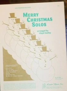 Posaune & Klavier Merry Christmas Soli arr Conley 7 Soli mit Klavier gem.neu - Bild 1 von 3