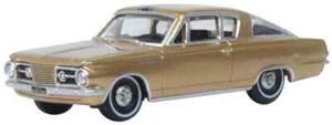 87PB65001 Oxford Diecast 1:87 Scale 1965 Plymouth Barracuda Gold - Picture 1 of 1
