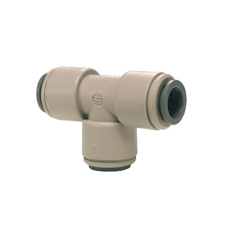 John Guest PI0212S Equal Tee Connector 3/8" Push Fit x 3/8" Push Fit - Image 1 of 1
