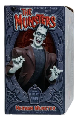 ELECTRIC TIKI Herman The MUNSTER MAQUETTE 2007 #445/1313 STATUE Family MONSTERS - Image 1 of 4