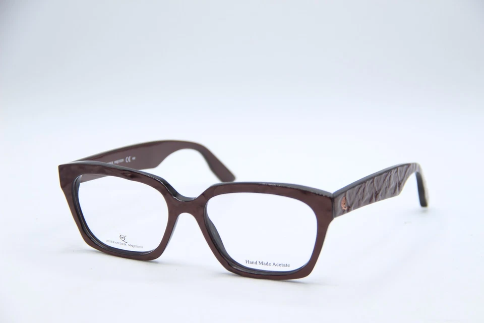 NUEVAS GAFAS ALEXANDER MCQUEEN MCQ 0032 N3D MARRÓN AUTÉNTICAS 53-17 Foto 1 de 3