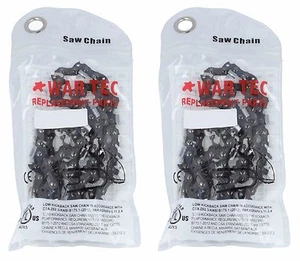 16" Chainsaw Chain Pack Of 2 Fits Many JCB Chainsaws - Picture 1 of 3