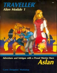 Traveller- Alien Module 1- Aslan - A  Proud Warrior Race Play Copy GDW  FS - Picture 1 of 3