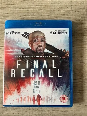 Final Recall [2017 Blu-ray] Wesley Snipes, RJ Mitte - New & Sealed - Image 1 of 3
