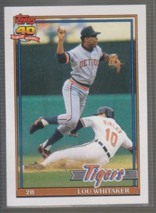 1991 Topps #145: Lou Whitaker - Picture 1 of 1