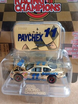 Ford Thunderbird 1999 NASCAR #11 Brett Bodine Paychex 1/64 cromo dorado  Foto 1 de 4
