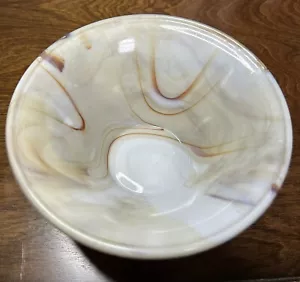 Akro Agate Westite 340 | Dart Bowl Type III Plain Rare | Milk Glass Dish - Picture 1 of 2