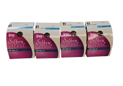 Колготки Leggs Silken Mist Control Top с прозрачным носком размер B темно-серые 20206 упаковка 4 шт. - Изображение 1 из 3