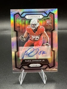 Fútbol Panini Prizm #304 Paris Johnson Jr. 2023 Rookie Silver Auto - Imagen 1 de 2