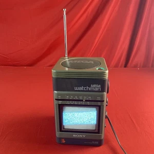 Vintage Sony Mega Watchman (FD-500) Portable TV FM AM Receiver - Picture 1 of 12