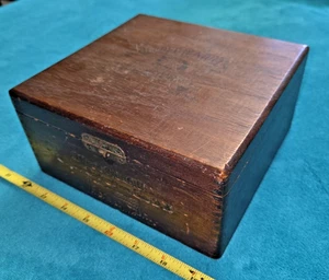 Vintage Alfred Dunhill Super Selezione n. 9X Scatola portasigari in legno francobollo NRA 1933-35 - Foto 1 di 12