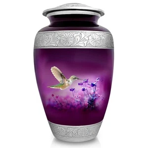 Loving Tribute Hummingbird Cremation Urn for Adult Human Ashes - Large Handcr... - Picture 1 of 6