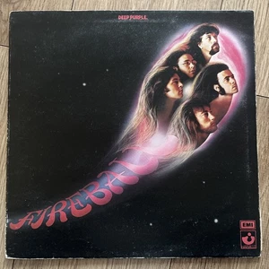 Deep Purple Fireball 1st UK Press VG+/VG Vinyl LP 1971 A-2U/B-3U With Insert - Picture 1 of 11