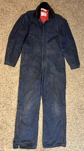 Walls Zero-Zone Thermo Stepp gefüttert blau Overall Canvas Arbeitskleidung L 42-44 - Bild 1 von 7