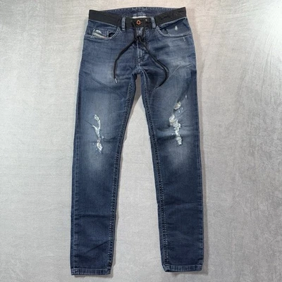 Diesel Thommer CB NE Jogg Jeans Men 28x30 Dark Wash Sweatpants Stretch 069BD - Image 1 of 4