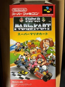 decision SFC Super Mario Kart box plastic case Note cassette is a bonus Japan DA - Picture 1 of 4