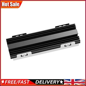 M.2 SSD Cooler Aluminum Alloy NVME Heatsink for NVME M.2 2280 SSD (Black) ~ - Afbeelding 1 van 7