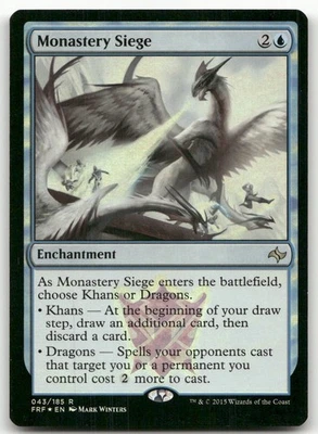 Monastery Siege #43 (Foil) (LP) Fate Reforged FRF Magic MTG - Image 1 of 2