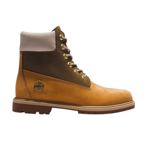 Timberland Stivali Donna Heritage 6” Impermeabili Grano Nubuck – Taglia 10M
