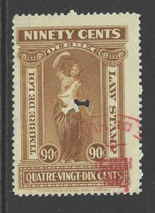 Bigjake: Quebec QL-64, sello legal de 90 centavos - ingresos - Imagen 1 de 2