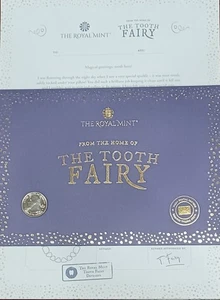 Greeting Card Letter from Tooth Fairy & 2014-D Washington Shenandoah Quarter - Picture 1 of 10