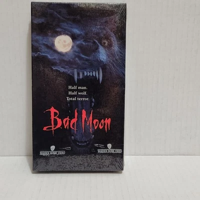Bad Moon (VHS, 1997) New Sealed HORROR Eric Red Werewolf Mariel Hemingway - Image 1 of 3