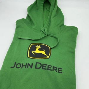 Neuer authentischer John Deere Core Logo Hoodie für Herren - grün Herrengröße XL neu mit Etikett - Bild 1 von 14