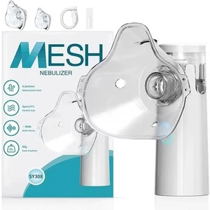 NEBULIZZATORE PORTATILE SILENZIOSO PER BAMBINI/ADULTI + 2 MASCHERE E 1 BOCCHINO - Foto 1 di 4