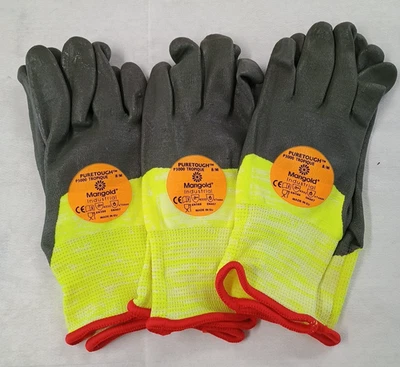 Guantes protectores de trabajo Caléndula Pure Hard P3000 talla 8 medianos 3 prs Foto 1 de 4