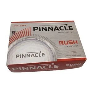 Pinnacle Rush 12 palline da golf per distanza NUOVE mai usate distanza bianca - Foto 1 di 6