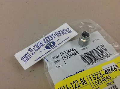 Chevrolet GMC Pontiac Buick Cadillac TIRE PRESSURE INDICATOR SENSOR NUT new OEM - Image 1 of 3