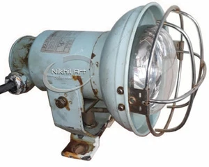 Antique Brass Marine Flood Light Lamp Made in Japan - Picture 1 of 3