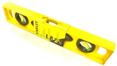 NEW! STANLEY TOOLS 12” ABS PLASTIC 3-VIAL LEVEL, 42-466 - Image 1 of 4