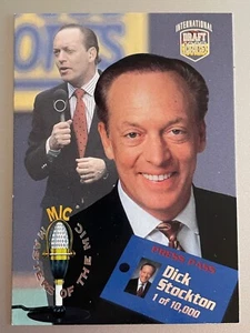 1995 Signature Rookies Masters of the Mic International Draft Dick Stockton #M4 - Bild 1 von 2