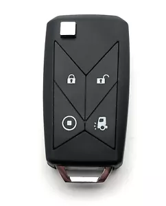 For Renault truck lorry 4 button remote key fob case with key blade - Picture 1 of 5