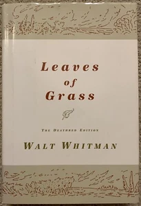 LEAVES OF GRASS - THE DEATHBED EDITION BY WALT WHITMAN 1992 BOMC HCDJ - Foto 1 di 9
