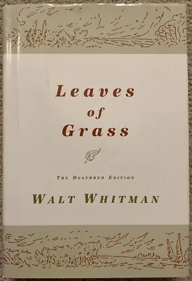LEAVES OF GRASS - THE DEATHBED EDITION BY WALT WHITMAN 1992 BOMC HCDJ Foto 1 de 4