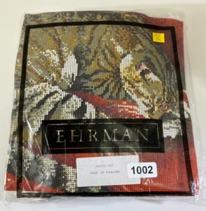 VTG Ehrman Kaffe Fassett Naxos Cat Front Tapestry Kit Charity 1002-DS31 - Picture 1 of 2