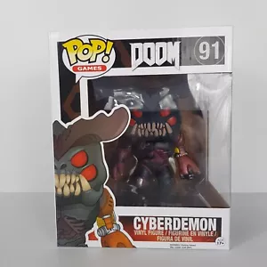 Funko Pop Doom Cyberdemon #91 New 6 Inch Large Pop Vinyl Games New - Picture 1 of 7