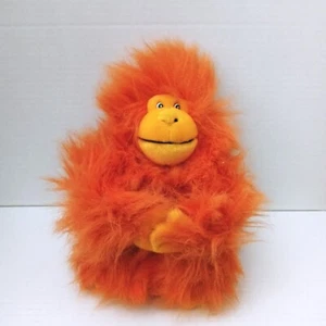 People Pals Sitting Orangutan Ape Primate Fluffy Plush Stuffed Animal Orange 11" - Picture 1 of 8