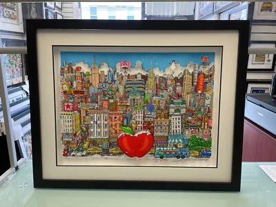 Charles Fazzino 3D-произведение искусства «Зимний визит в Большое Яблоко» подписанное и пронумерованное - Изображение 1 из 4