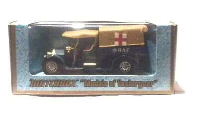 KKar Matchbox - 1973 Yesteryears - Y-13 * 1918 Crossley - Blue, Tan Roof - RAF - Image 1 of 3