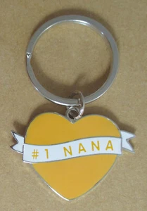 Llavero Llavero En Forma de Corazón #1 Nana Banner Esmalte y Metal De Colección - Imagen 1 de 2
