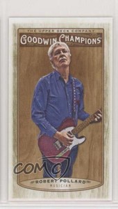2019 Upper Deck Goodwin Champions Wood Mini Lumberjack Back Robert Pollard #14