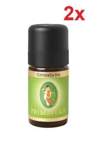 Primavera Citronella ätherisches Öl naturrein bio 2 x 5 ml - Bild 1 von 5