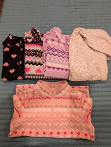 Lots Of 5 Girls Feece Sweater / Tops Size 7/8 