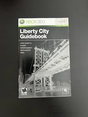 Liberty City Guidebook Grand Theft Auto IV Xbox 360 Guide Booklet ONLY GTA 4 - Image 1 of 2